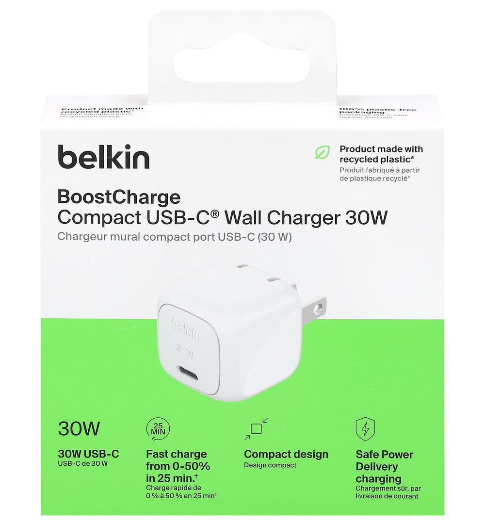Belkin Usb C Wall Charger 30w