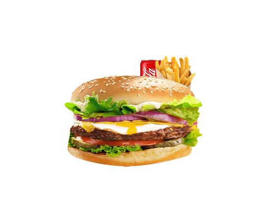 Menu burger big fumé
