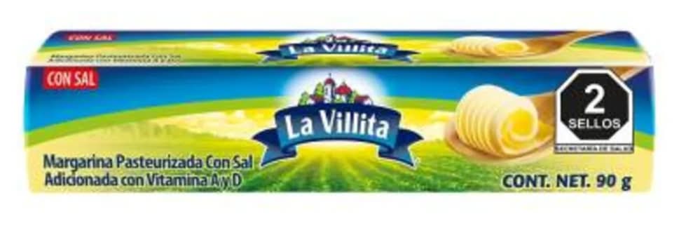 La Villita · Margarina con sal en barra (90 g)