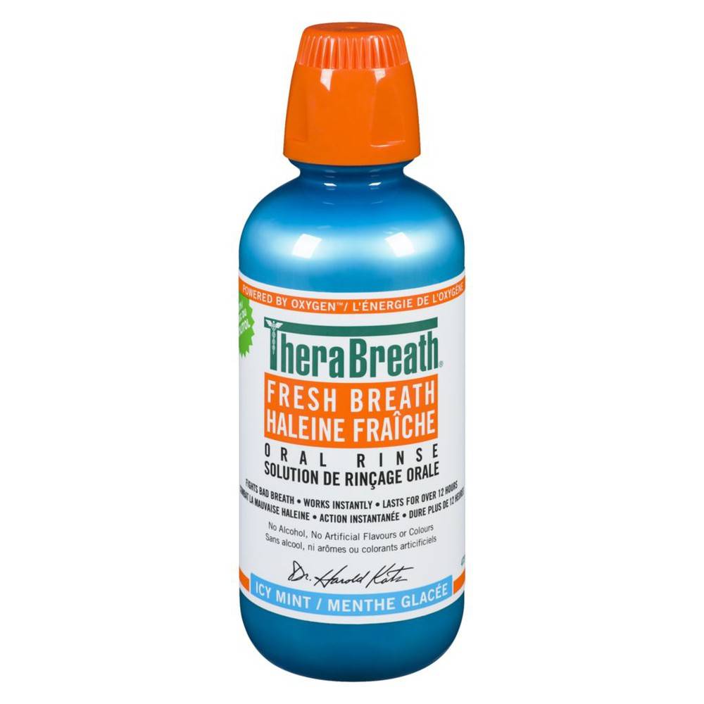 Therabreath Oral Rinse, Icy Mint (473 ml)