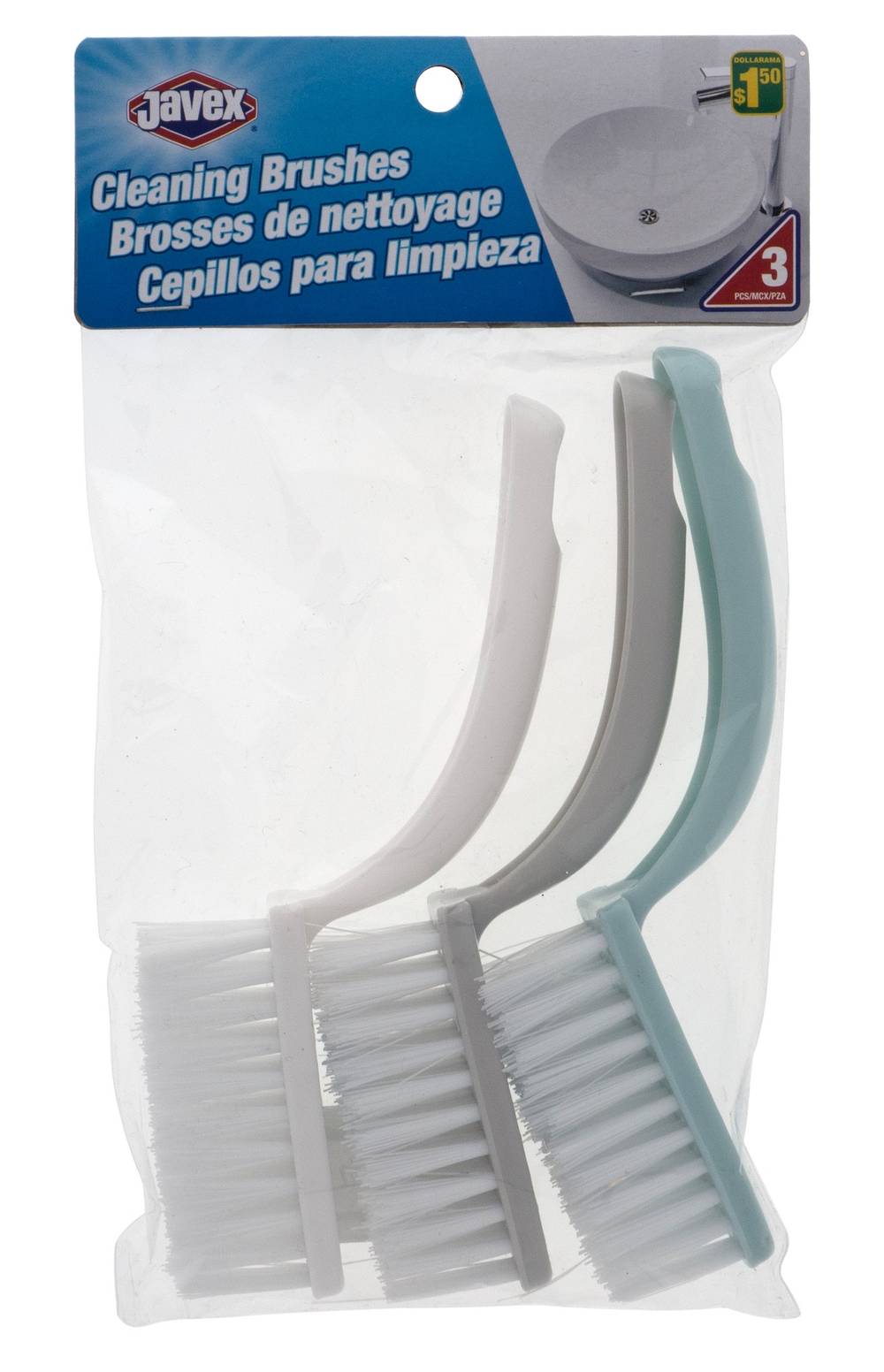 Javex brosses de nettoyage - javex cleaning brushes (3 ct)