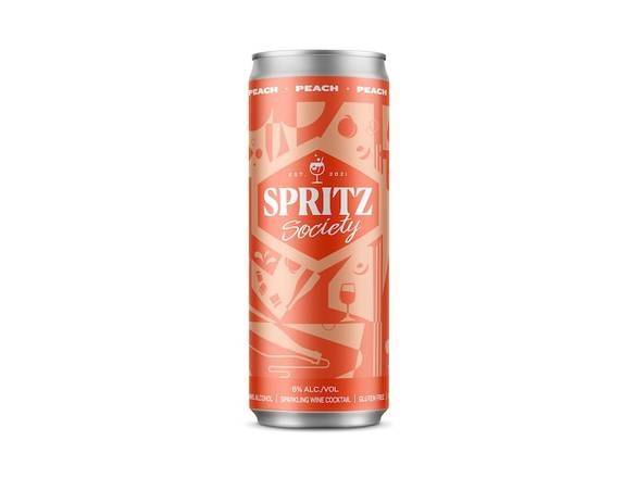 Spritz Society Peach Seltzers (4 x 0.25 L)