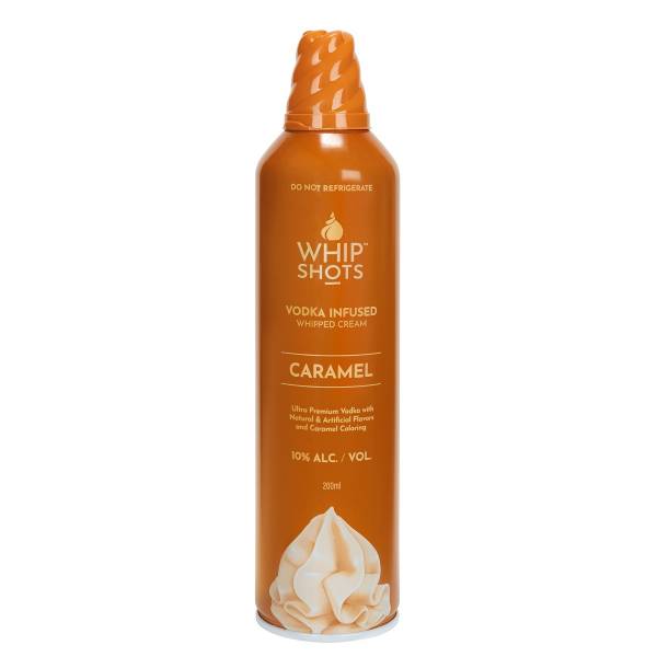 Whipshots Caramel Vodka Infused Whipped Cream (200 ml)