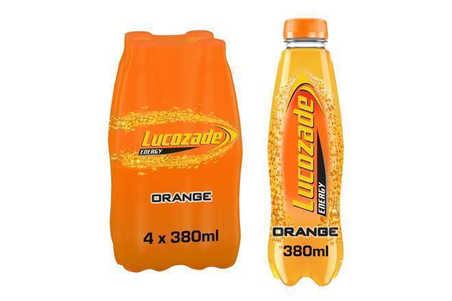 Lucozade Orange 380ml 4pk