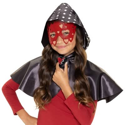 Disney Descendants Mask & Hood, Red