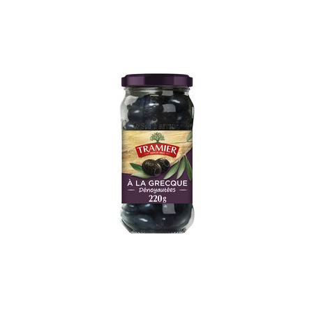 Olives noires à la grecque  TRAMIER - le pot de 220 g