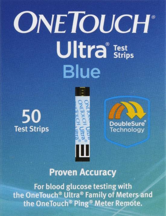 Onetouch Blue Test Strips (50 ct)