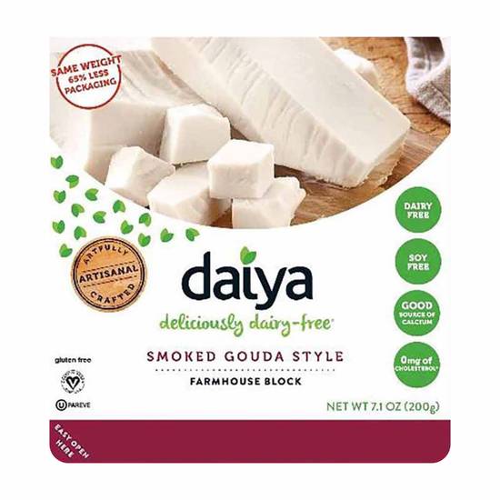 Daiya queso vegano tipo gouda ahumado