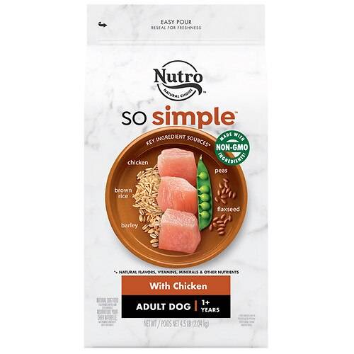Nutro So Simple Adult Dog Food With Chicken - 4.5 lb