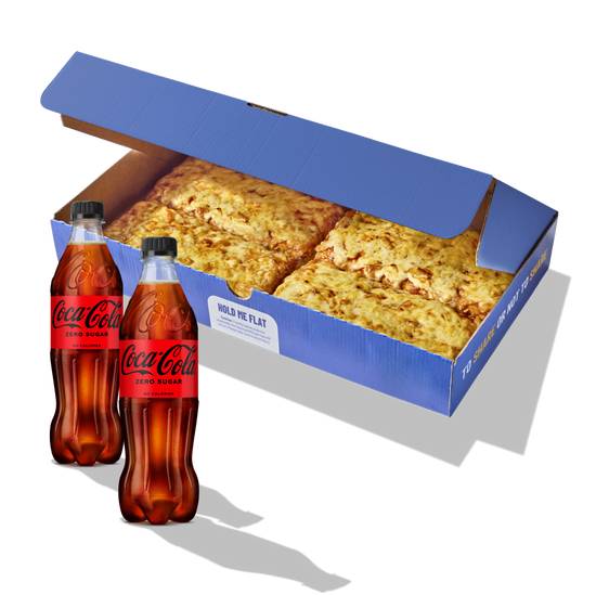 4 Slice Pizza and Coke Bundle (Margherit