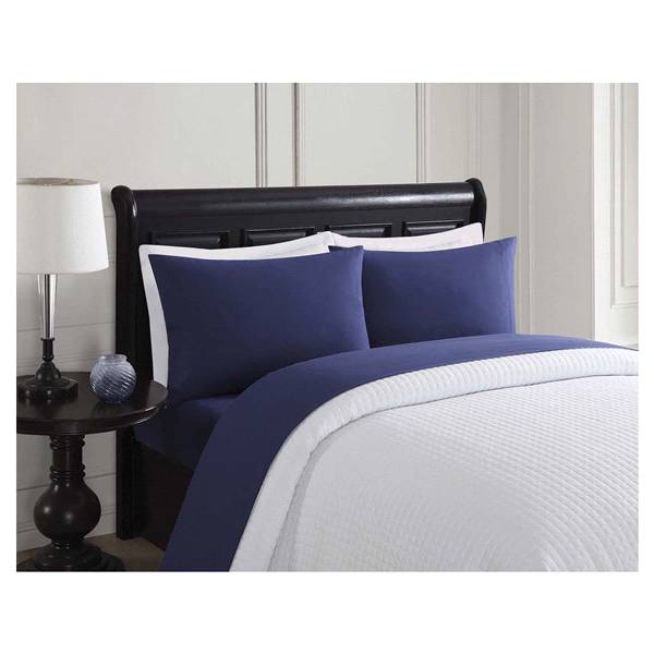 London Fog Medieval Blue King Sheet set