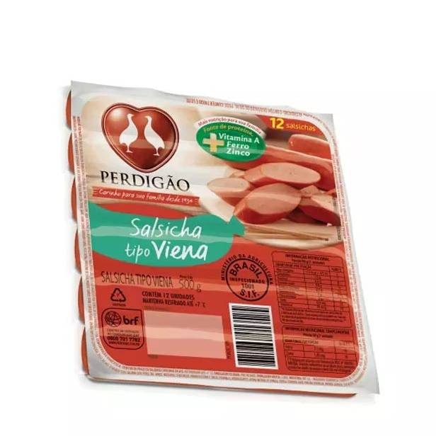 Perdigão salsicha tipo viena resfriada (500g)