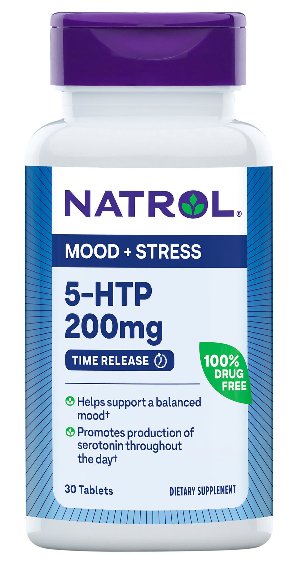 Natrol 5-Htp Mood & Stress Dietary Supplement (0.05 oz, 30 ct)
