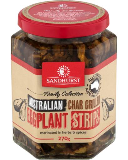 Sandhurst Chargrilled Eggplant Strips (270g)