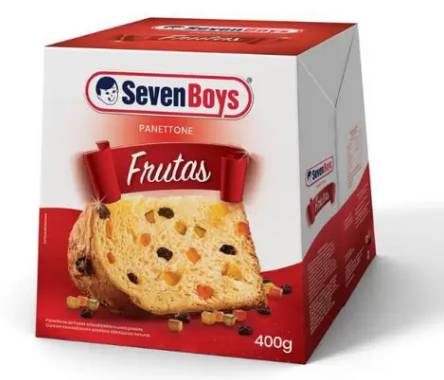 Seven Boys · Panettone de frutas cristalizadas e uvas passas