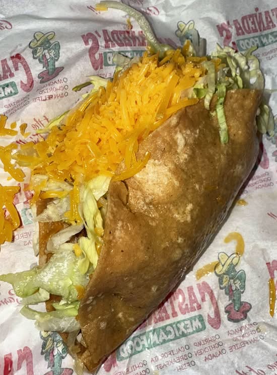 Shredded Beef (Hard Taco)