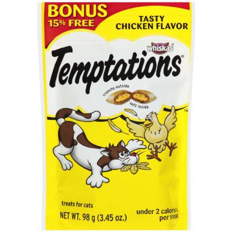 Whiskers Temptation Chicken Cat Treat 3oz