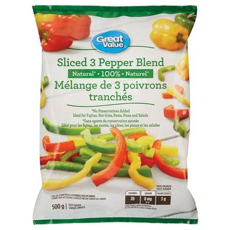 Great Value Natural Sliced 3 Pepper Blend (500 g)