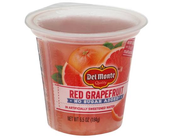 Order Del Monte · No Sugar Added Red Grapefruit in Sweetened Water (6.5 oz) food online from Safeway store, Butte on bringmethat.com