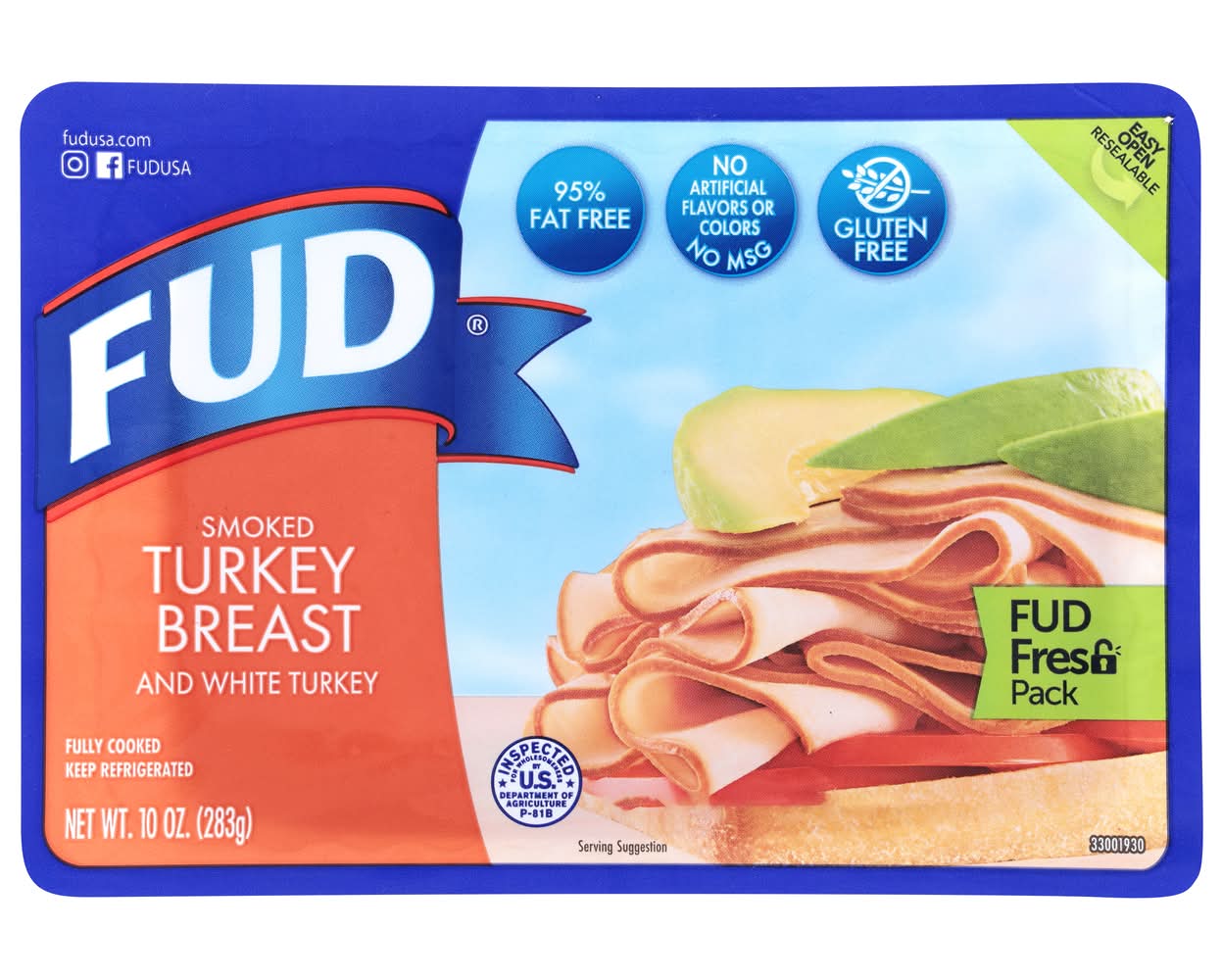 FUD Smoked Turkey Breast (10 oz)