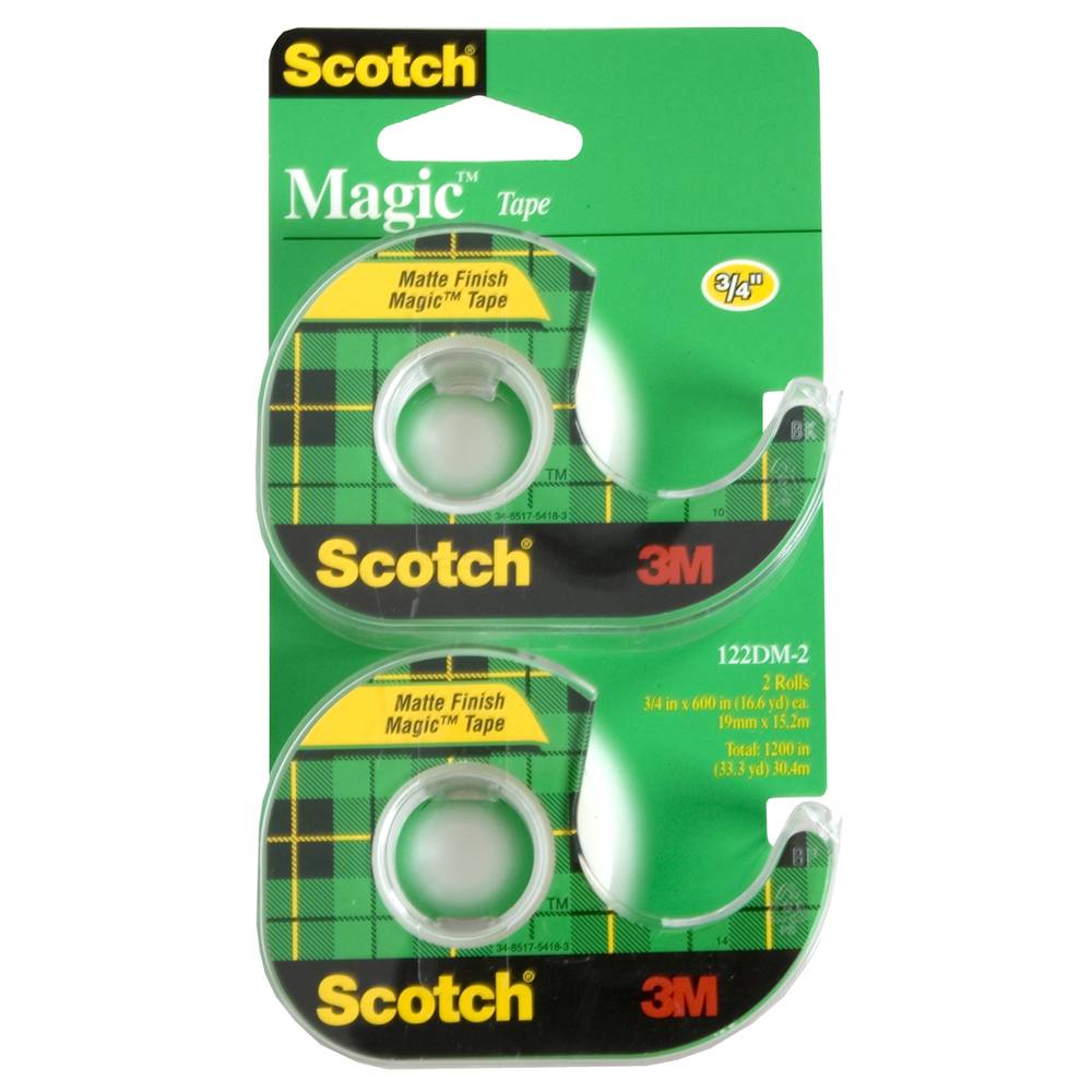 Scotch Magic 3m Tape Roll (2 ct)