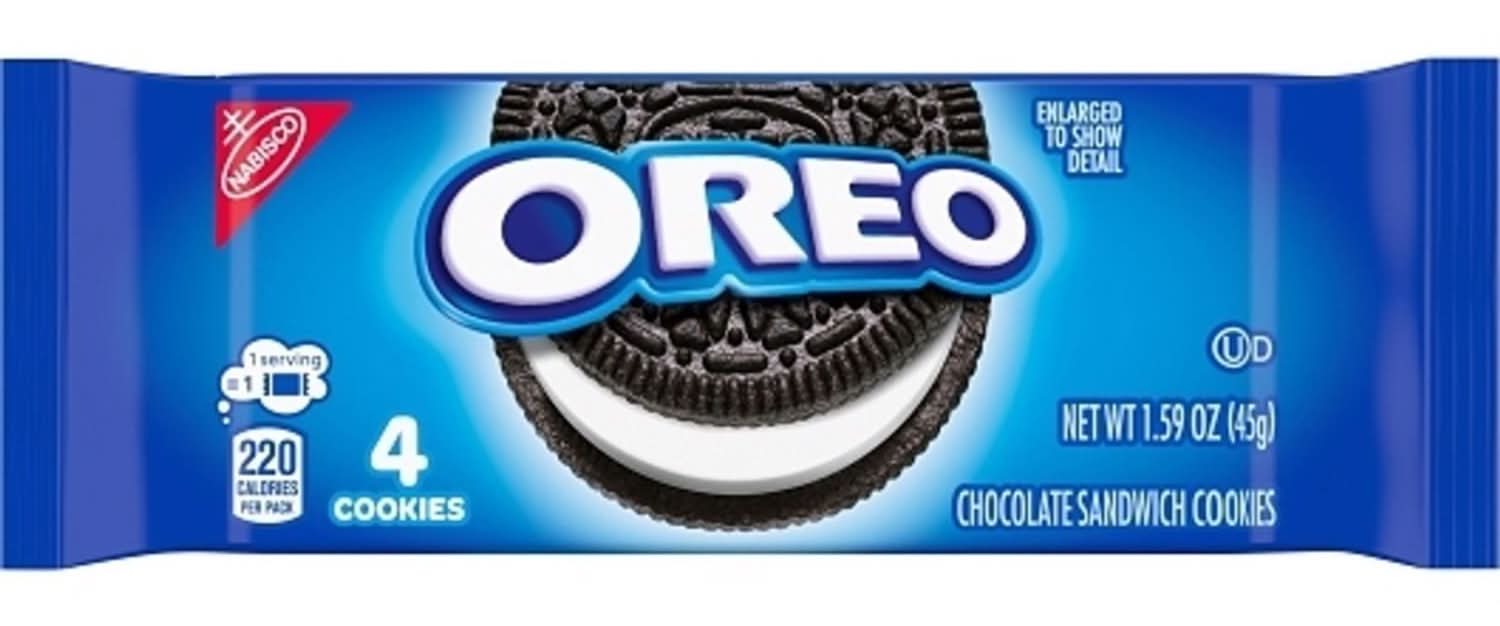 Oreo Chocolate Cookies 1.59 Oz Packet