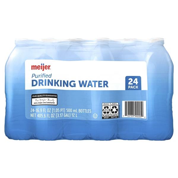 Meijer Purified Drinking Water 24-pack (16.9 oz)