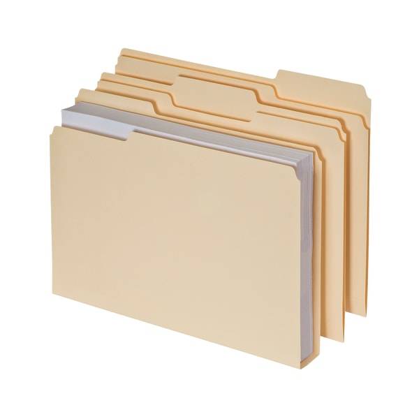 Pendaflex Manila Letter Size Double Stuff File Folders (50 ct)