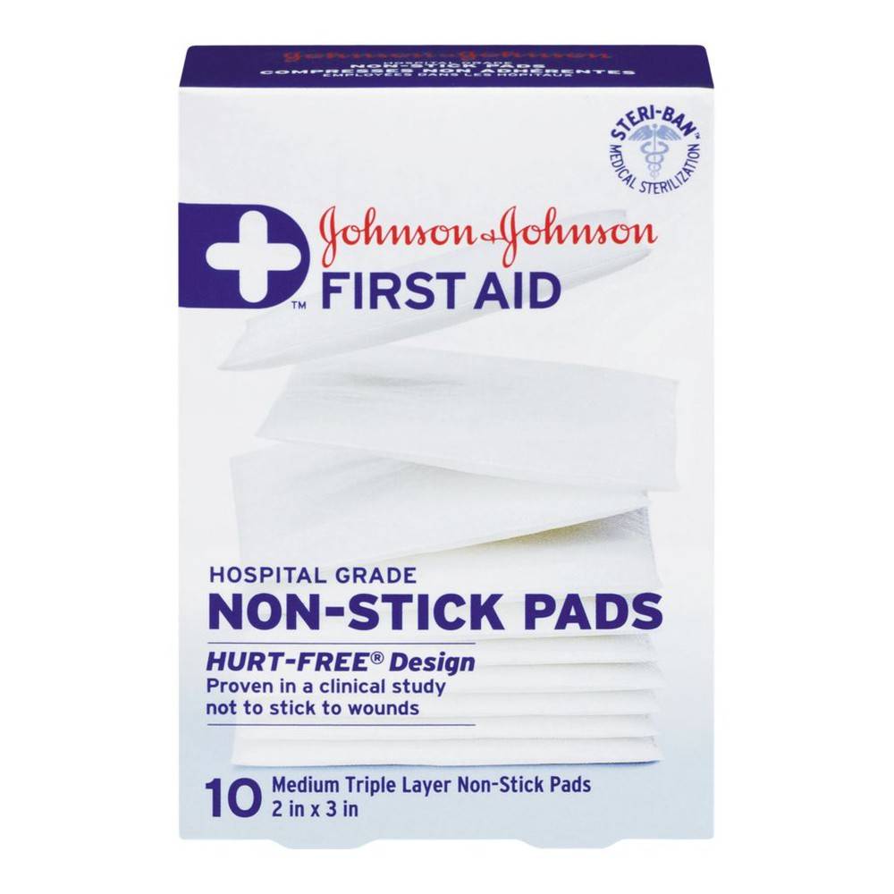 Johnson's First Aid Non Stick Healing Pads Medium