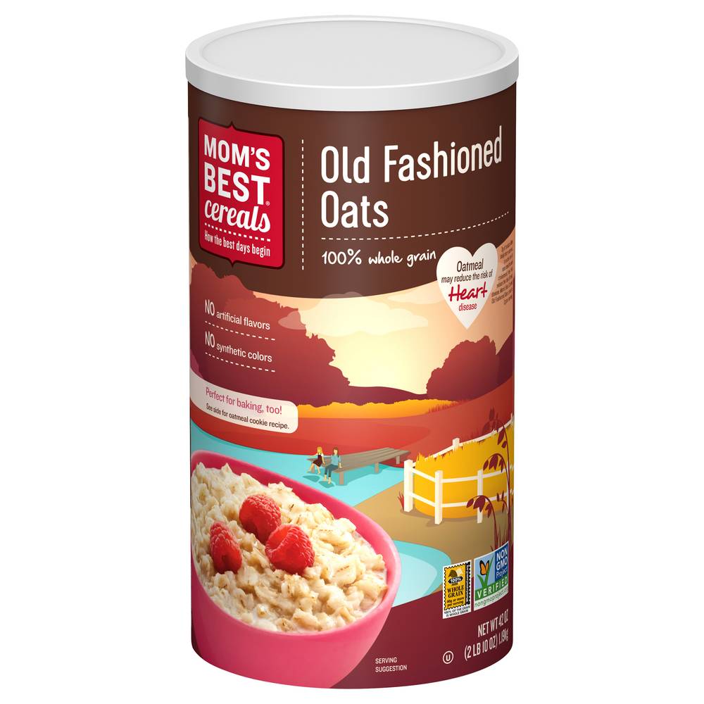 Mom's Best Whole Grain Old Fashioned Oats (42 oz)