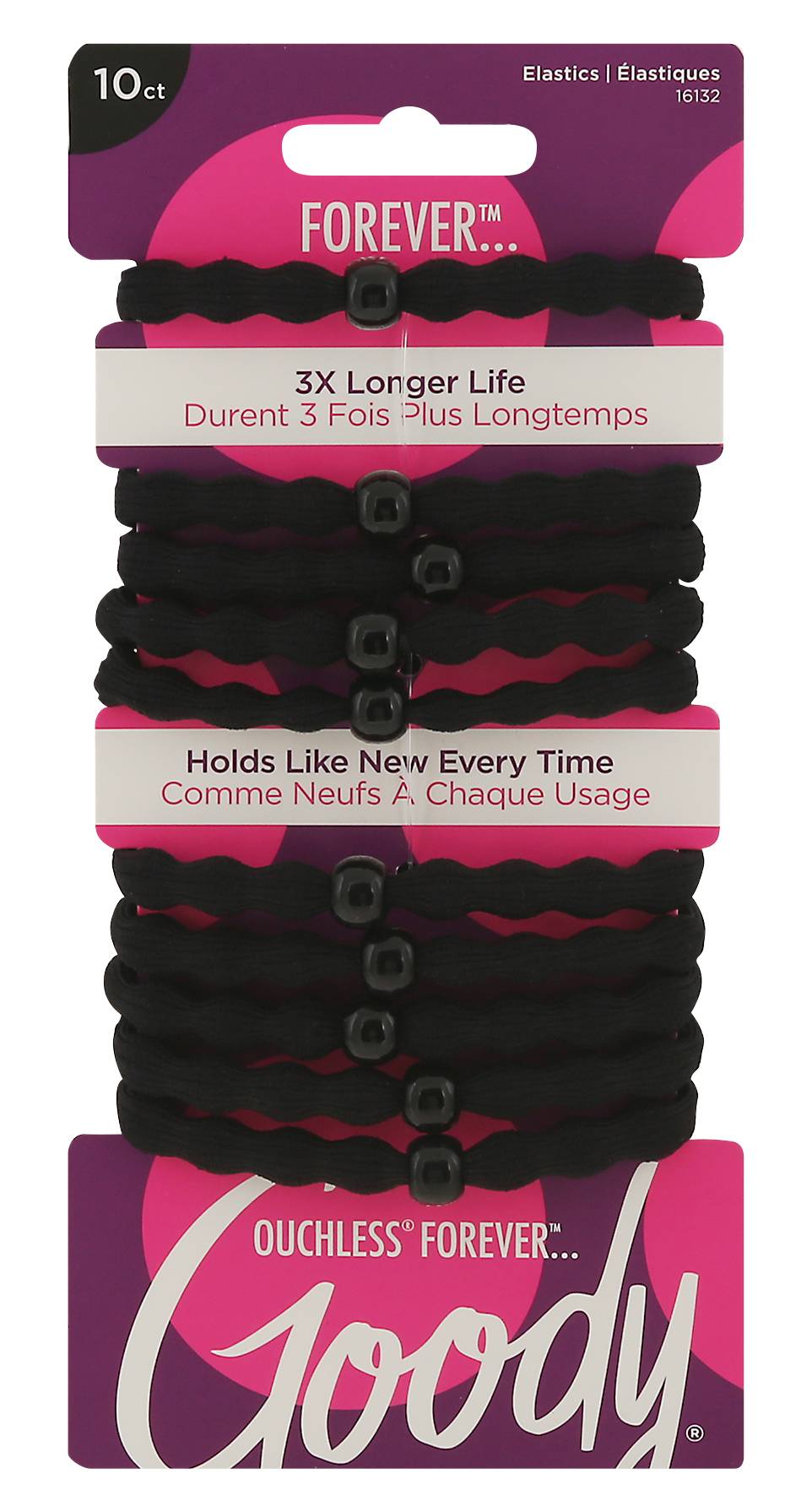 Goody Ouchless Forever Elastics (1.6 oz, 10 ct)