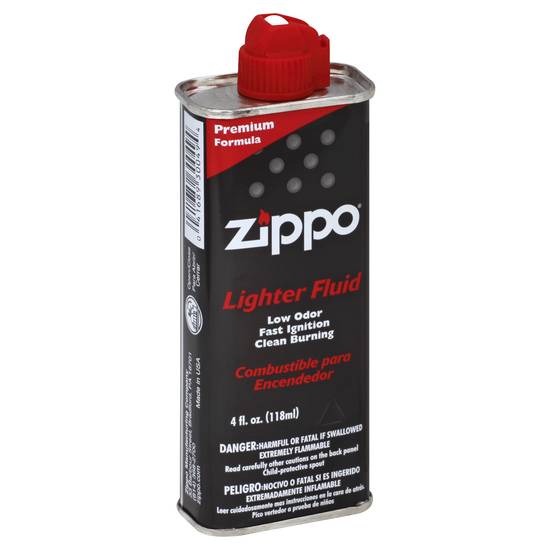 Zippo Low Odor Fast Ignition Lighter Fluid (4 fl oz)