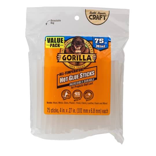 Gorilla Hot Glue Sticks (75ct)