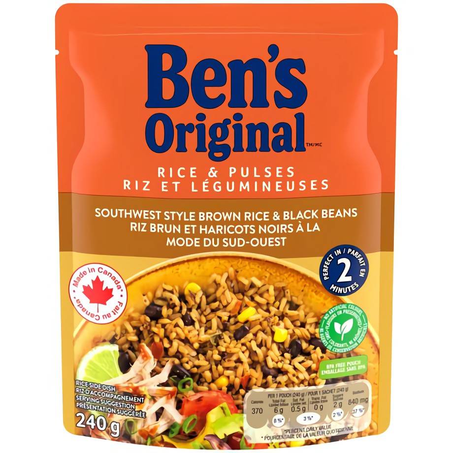 Ben's Original Rice & Pulses Brown Rice & Black Beans (240 g)
