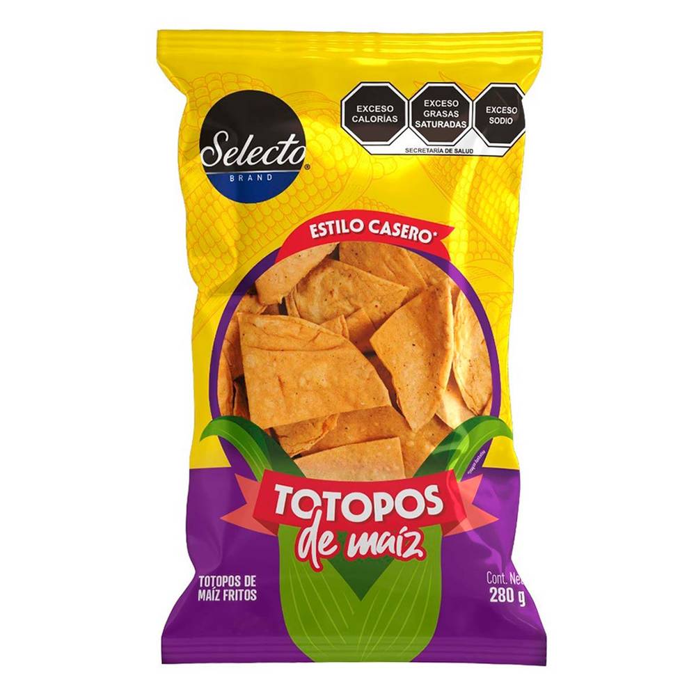 Totopos Selecto Maiz 280G