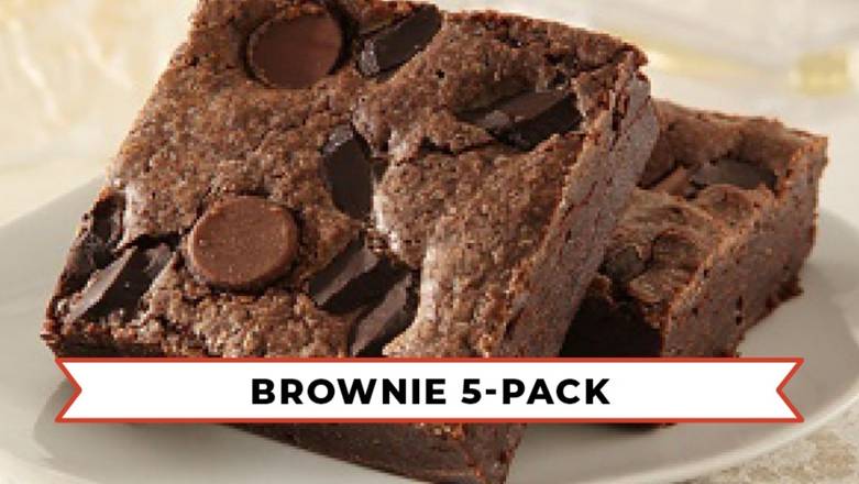 Chocolate Chip Brownie 5-Pack