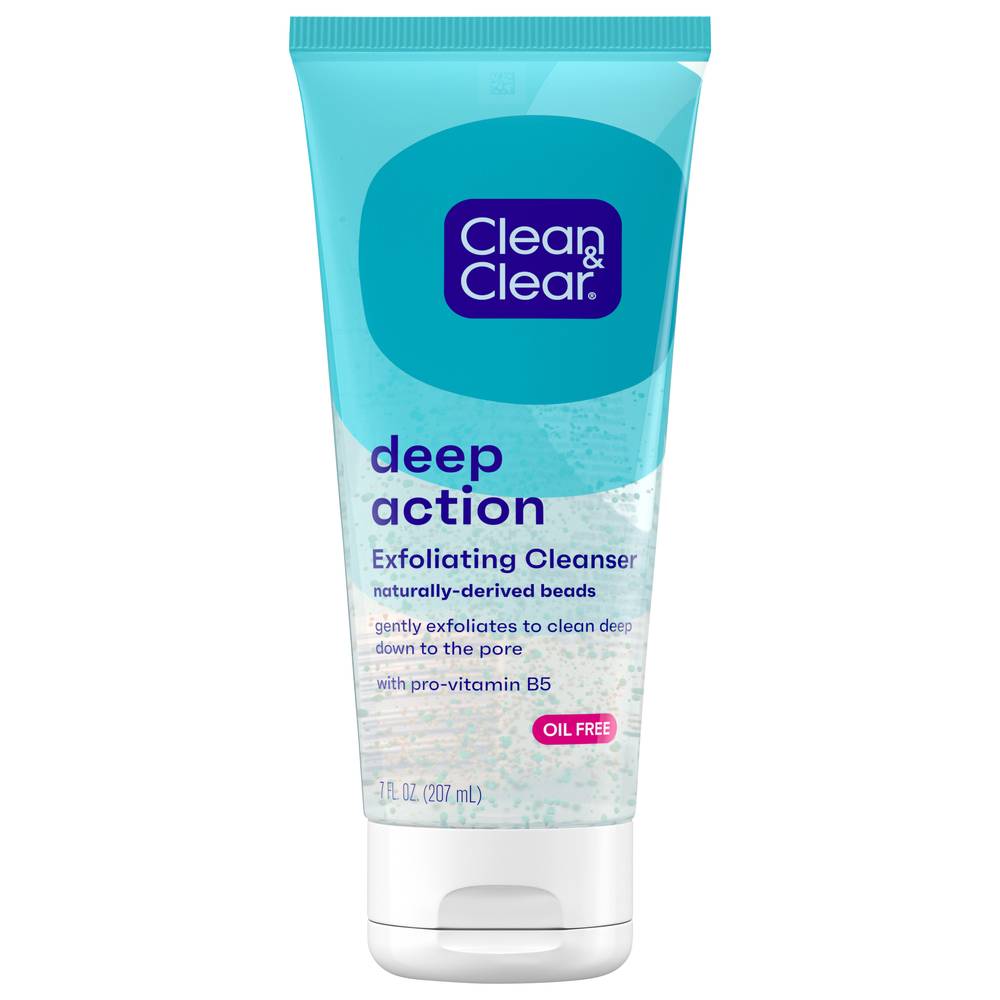 Clean & Clear Oil-Free Deep Action Exfoliating Facial Scrub (7 oz)