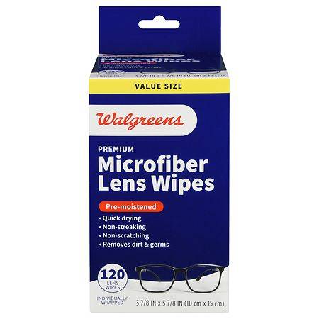 Walgreens Pre-Moistened Lens Wipes