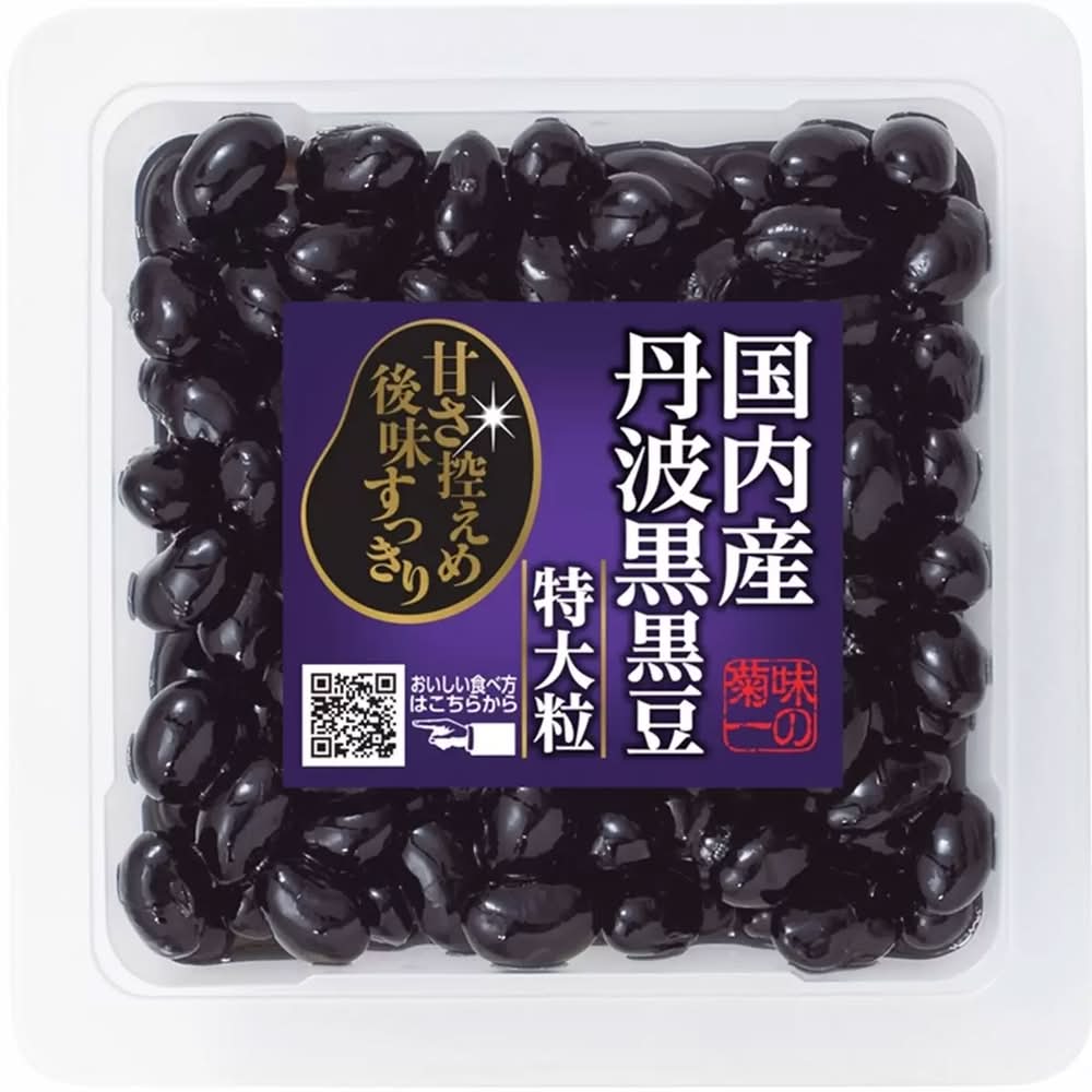 味の菊一 国内産丹波黒黒豆 特大粒