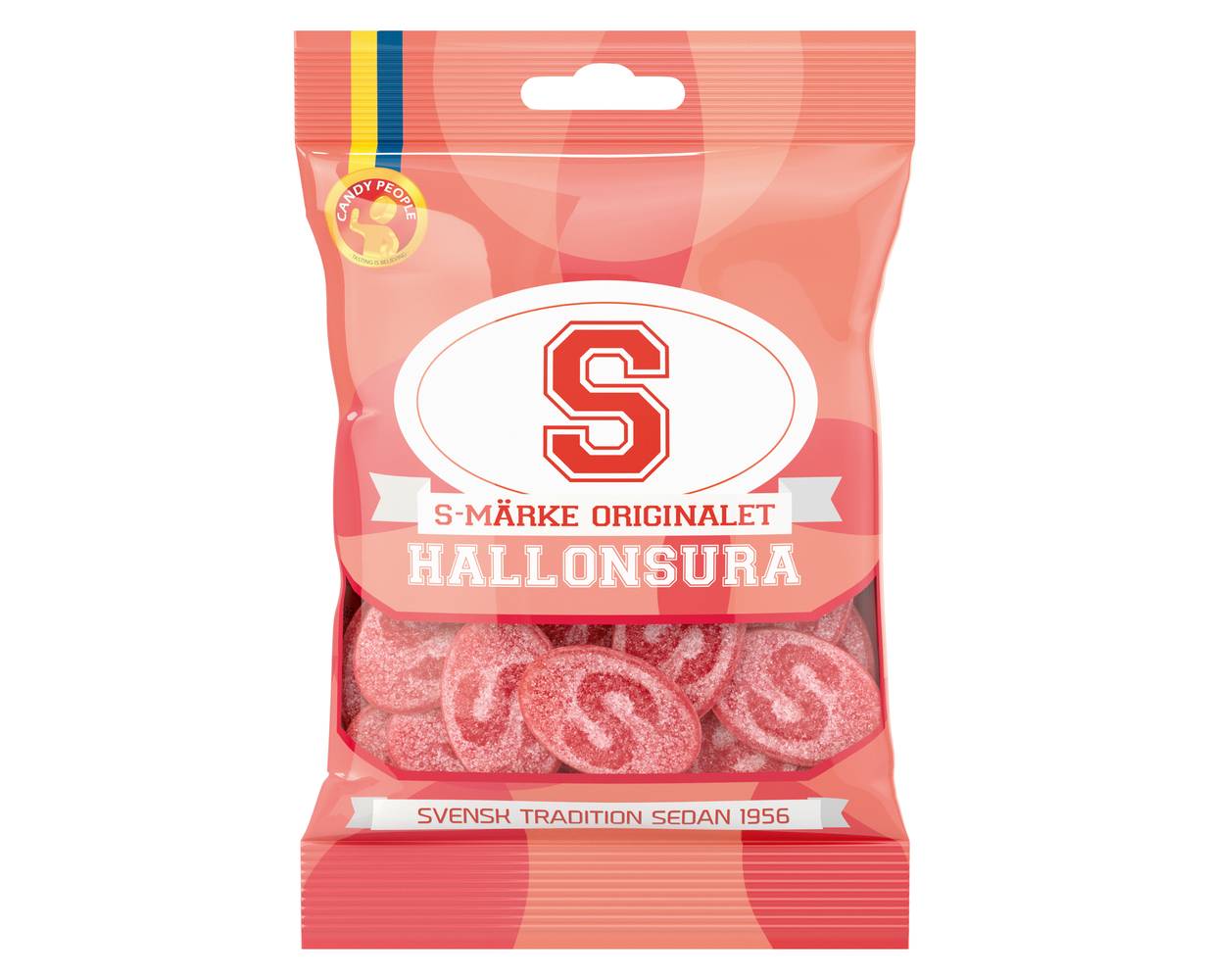 S-MÄRKE HALLONSURA 80G