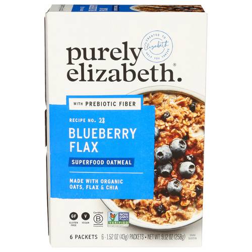 Purely Elizabeth Blueberry Flax Oatmeal
