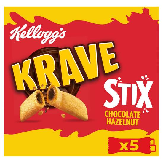 Kellogg's Krave Stix Chocolate Hazelnut 5 x 20.5g (102.5g)
