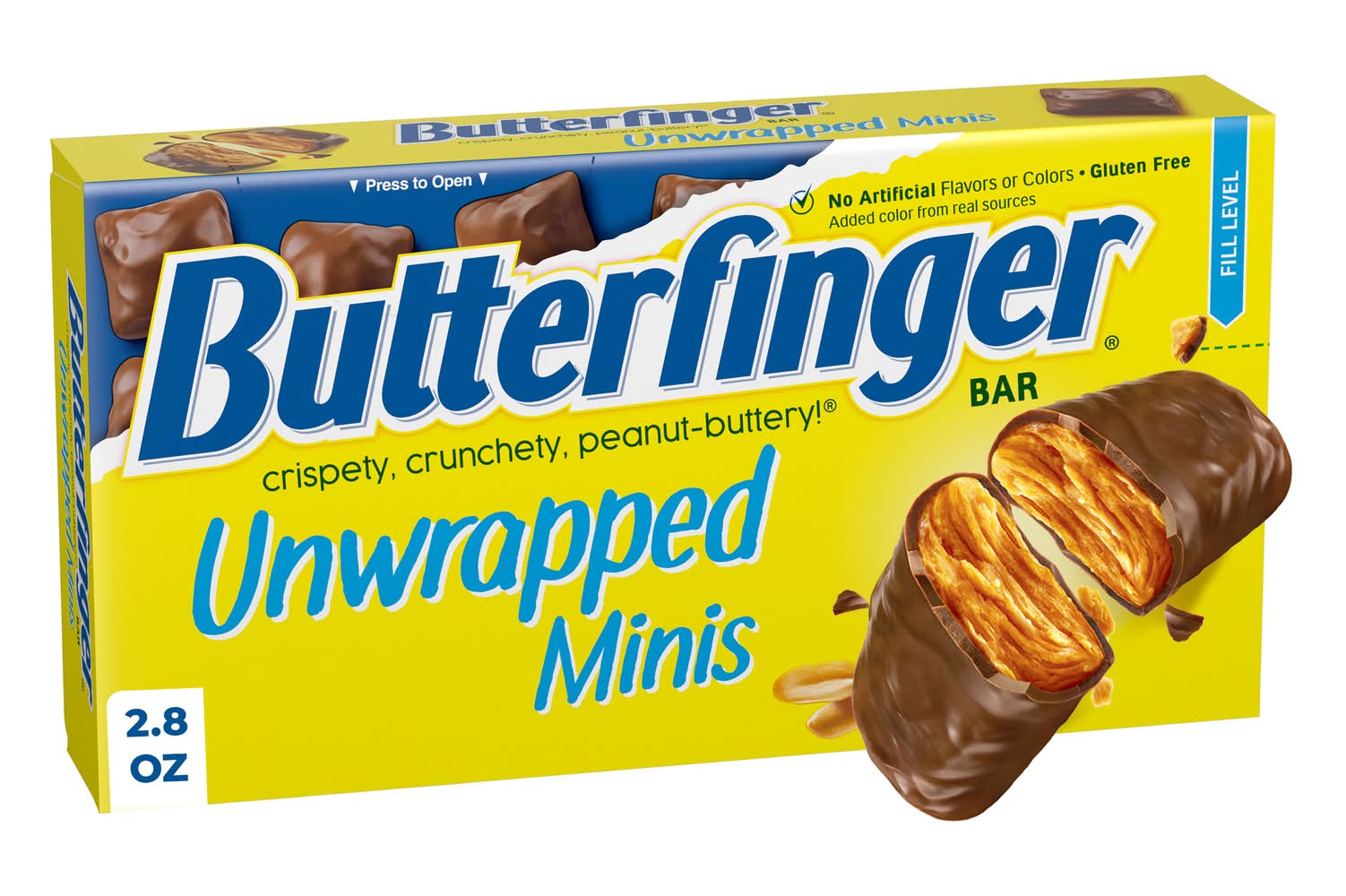 Butterfinger Unwrapped Minis Candy Bars (2.8 oz)