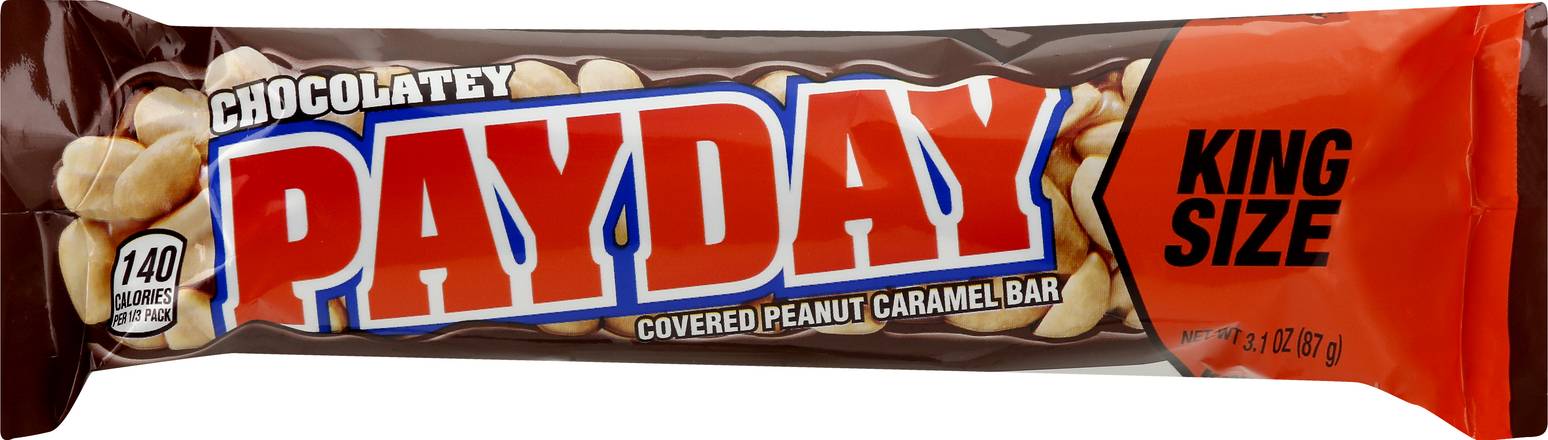 Payday King Size Chocolatey Bar (peanut caramel)