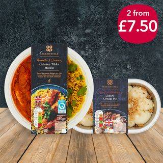 2 for £7.50 Irresistible Ready Meals Deal