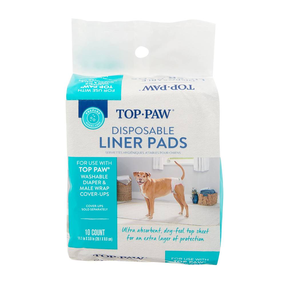 Top Paw Ultra Absorbency Disposable Dog Liner Pads (11.1 in * 3.9 in)