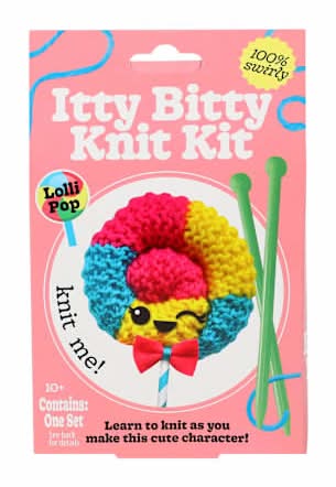 Itty Bitty Knit Kit Set Lollipop