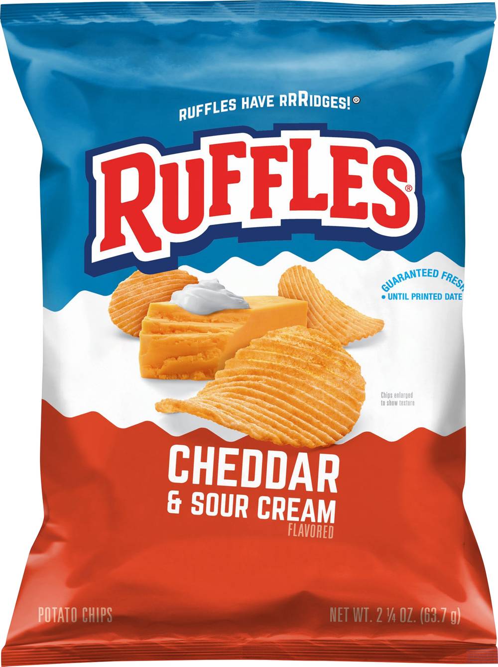 Ruffles Potato Chips, Cheddar-Sour Cream (2.5 oz)