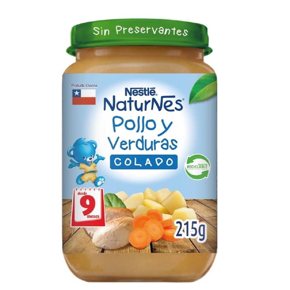 Nestlé · Colado naturnes pollo y verduras (215 g)