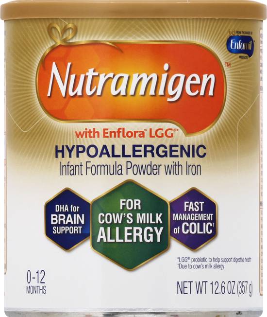 Nutramigen Hypoallergenic Infant Formula Powder With Iron